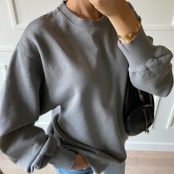 Worn 2x Artizia TNA COZYAF Boyfriend Crew - Picture 10 of 12